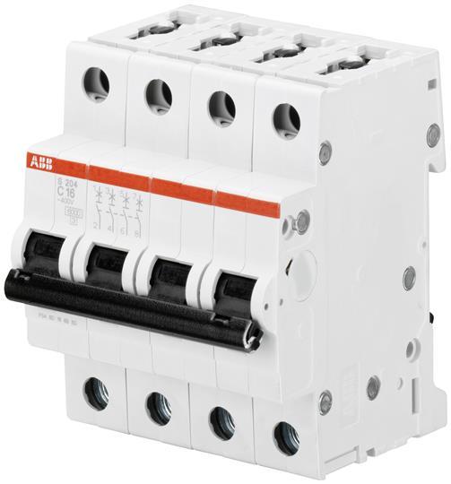 Produktbild ABB S204-C63 Sicherungsautomat 63A pro M compact 4-polig