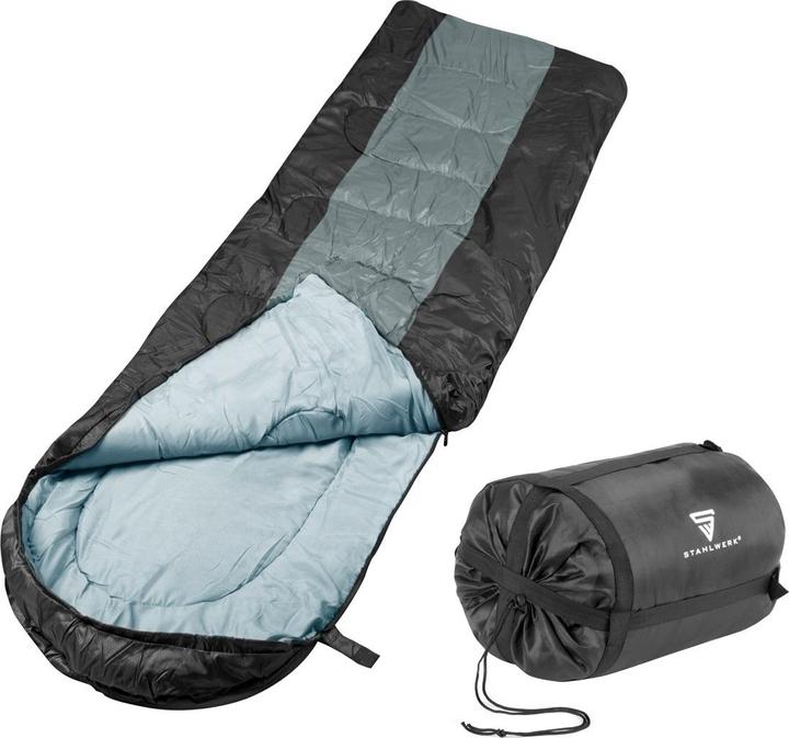 Actual product image Stahlwerk Sleeping bag -15°C outdoor sleeping bag camping sleeping bag winter sleeping bag (220 cm)