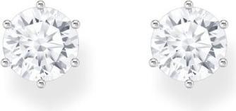 Image du produit Thomas Sabo Boucles d'oreilles avec une grosse pierre blanche (Argent sterling 925)