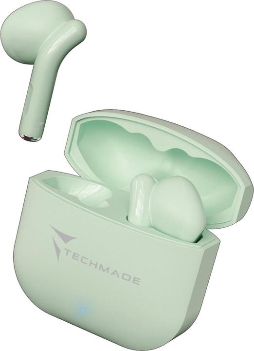 Actual product image Techmade Earbuds XM201 Green (Wireless)