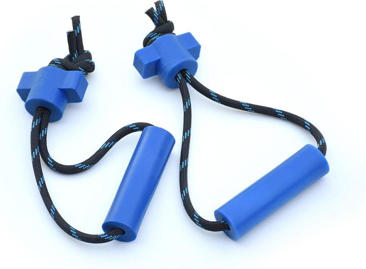 Actual product image Max Climbing One Armer + 2 Handles training grip (Wood, Blue)