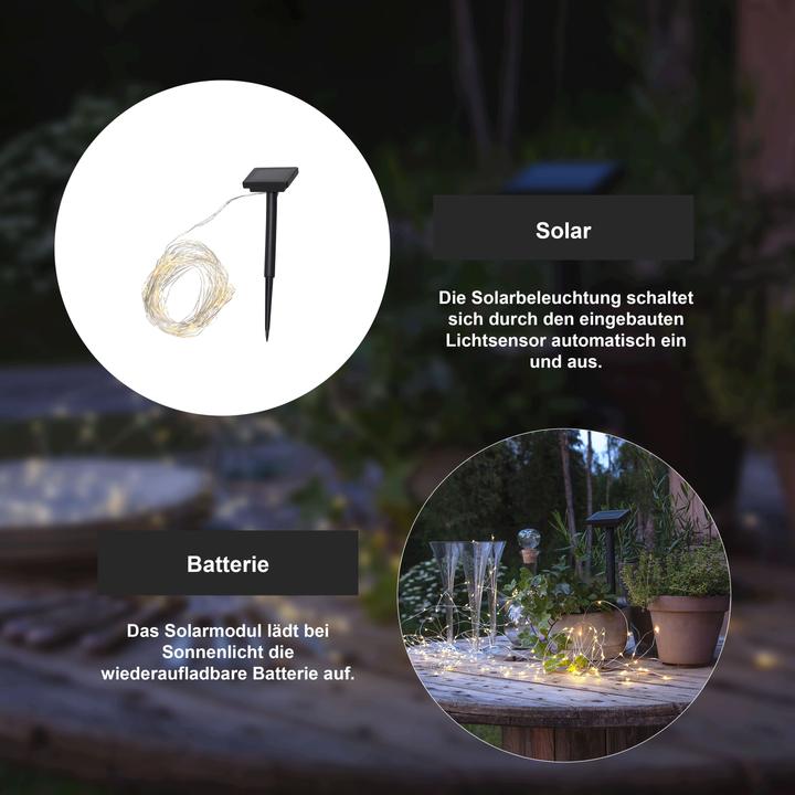 Image du produit Star Trading Chaîne légère SOLAR DEW DROP Argent Transparent (19.90 m)