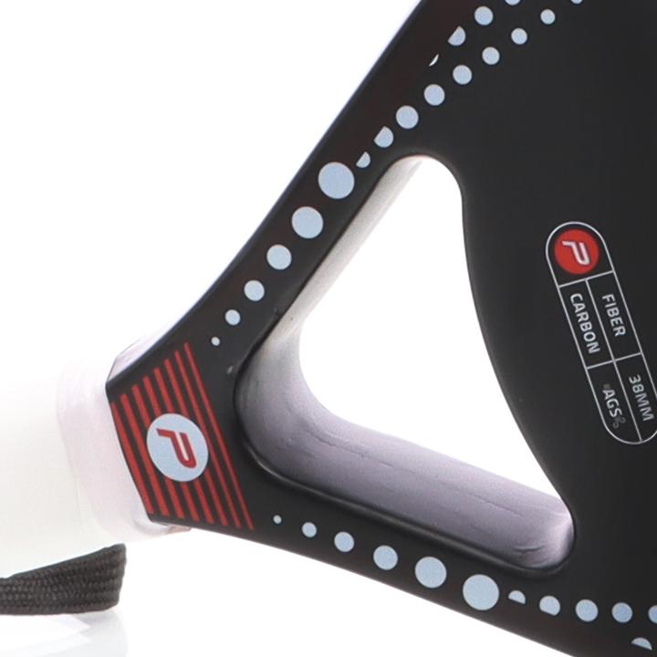 Image du produit Luxtri Raquette Padel Forme Goutte d’eau 360g Fibre de verre EVA Rouge-noire Jugador Sport Extérieur
