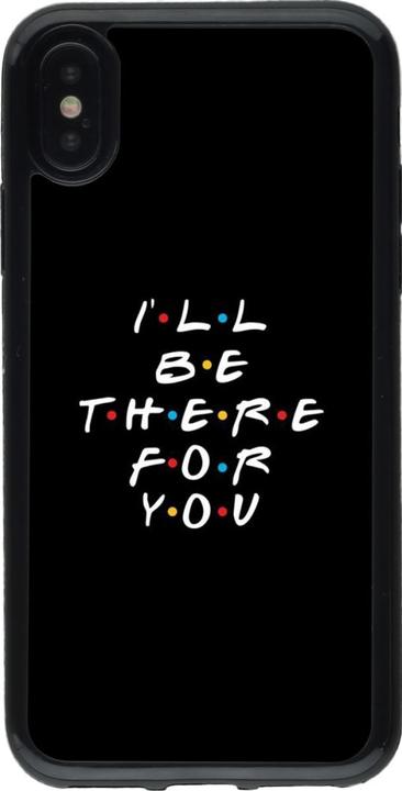 Actual product image PhoneLook Cover Rubber black Friends Be there for you (Apple iPhone XS, Apple iPhone X)