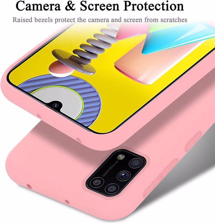 Actual product image Cadorabo TPU Liquid Silicone Case Cover (Samsung Galaxy M31)