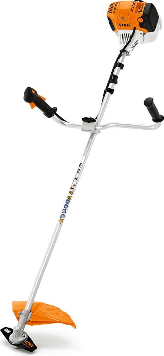 Stihl FS 131 Motorsense Freischneider 1,4 kW / 1,9 PS 4-Mix-Motor mit Zweihandgriff (Lame de coupe en métal)