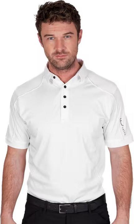 Actual product image Island Green Mens Topstitched Golf Polo Shirt (M)