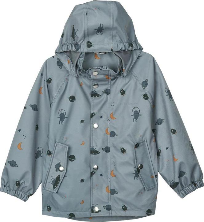 Actual product image Liewood Parker Junior Space Blue Fog Mix Rain Set (122)