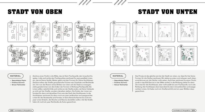 Produktbild Zeichnen in 5 Minuten – 100 Motive von Architektur bis Zauberei