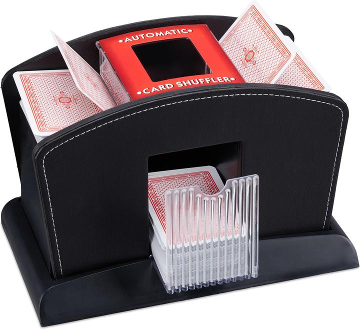 Actual product image Relaxdays Card Shuffling Machine for 4 Decks