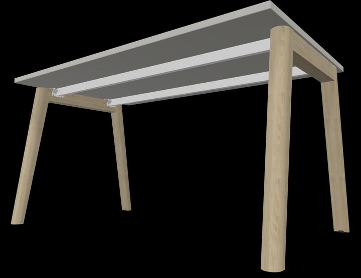Actual product image Narbutas Nova Wood desk (1400 x 800 x 740 mm)