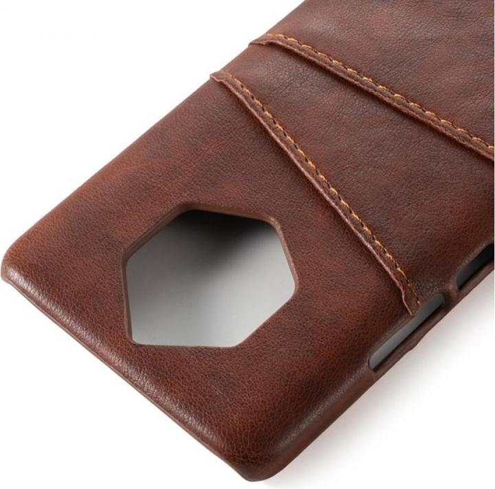 Produktbild Screenguard Nokia 9 PureView CardCaddy Leder Backcase mit Kartenfächern (Nokia 9 PureView)