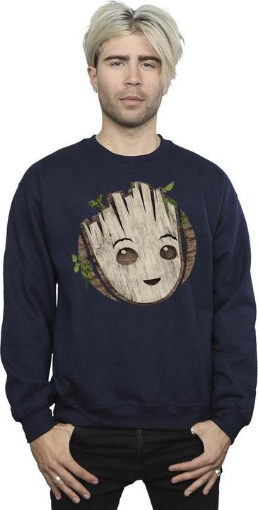 Produktbild I Am Groot Wooden Head Sweatshirt (XL)