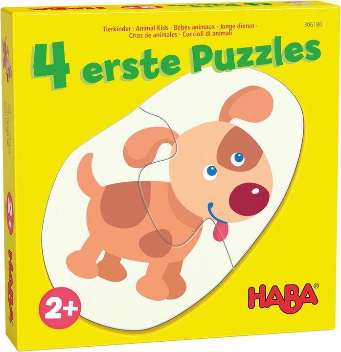 Immagine prodotto Haba 4 primi puzzle - bambini animali (4 pezzi)