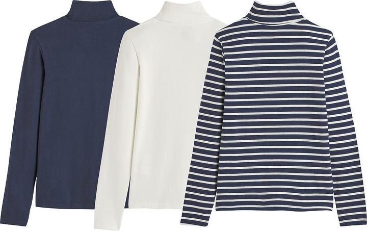 Image du produit La Redoute Collections 3er-Pack Unterziehrollis (102)