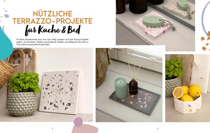 Actual product image Terrazzo-Dekoideen einfach selber giessen (German, Jennifer Dargel, 2023)