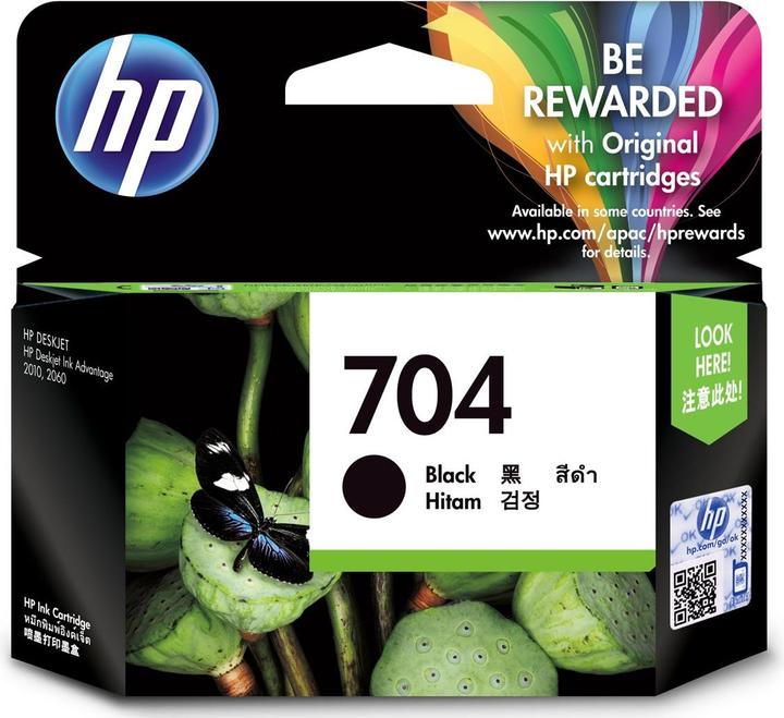Produktbild HP 704 - Schwarz - Original - Tintenpatrone (BK)