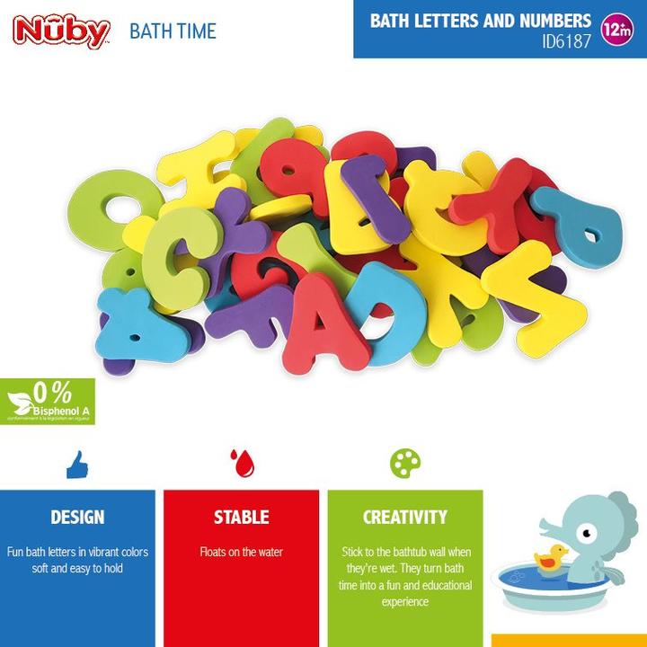Produktbild Nuby Badebuchstaben