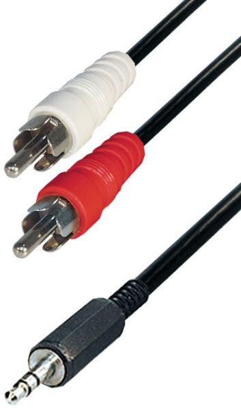 Immagine prodotto Goobay Spina stereo da 3,5 mm > 2 x spina Cinch (1.50 m, Cinch, Connettore da 3,5 mm (AUX))