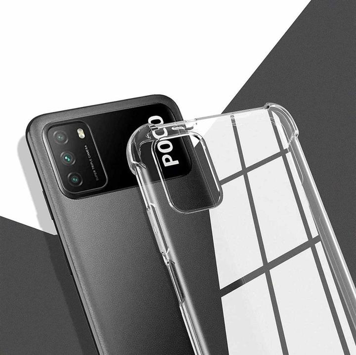 Produktbild Screenguard Xiaomi Poco M3 Hülle Crystal Soft Airbag Bumper (Xiaomi Poco M3)