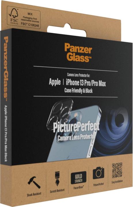 Immagine prodotto PanzerGlass Protezione della macchina fotografica (1 Pezzo/i, Apple iPhone 13 Pro Max, Apple iPhone 13 Pro)