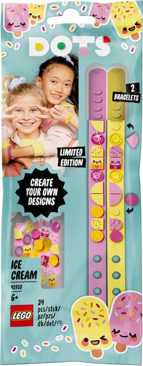 Actual product image LEGO Ice Cream Friendship Bracelets (41910, LEGO Dots)