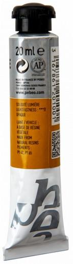 Actual product image Pebeo T7 Extra Fine Gouache (Ochre yellow, 20 ml)