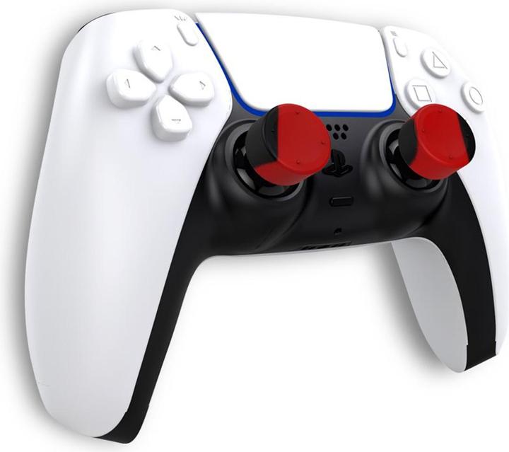 Image du produit iPega P5006 Silicone Thumb Caps for PS5 6pcs Noir/Rouge