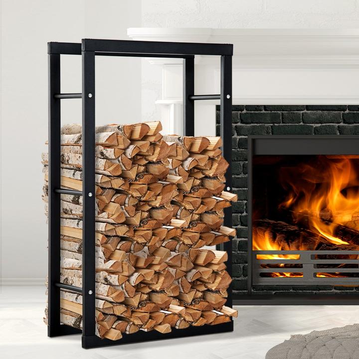 Image du produit Jamb Étagère à bois pour cheminée (60 x 25 x 100 cm)