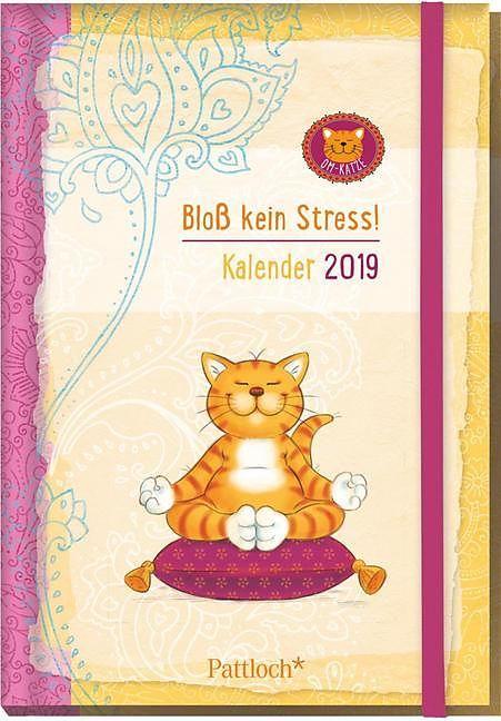 Produktbild Om-Katze: Bloss kein Stress! Buchkalender 2019 (Deutsch)