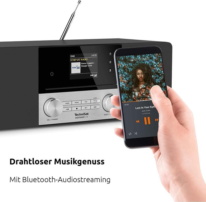 Produktbild TechniSat DigitRadio 3 IR (FM, DAB+, Internetradio, Bluetooth, WLAN)