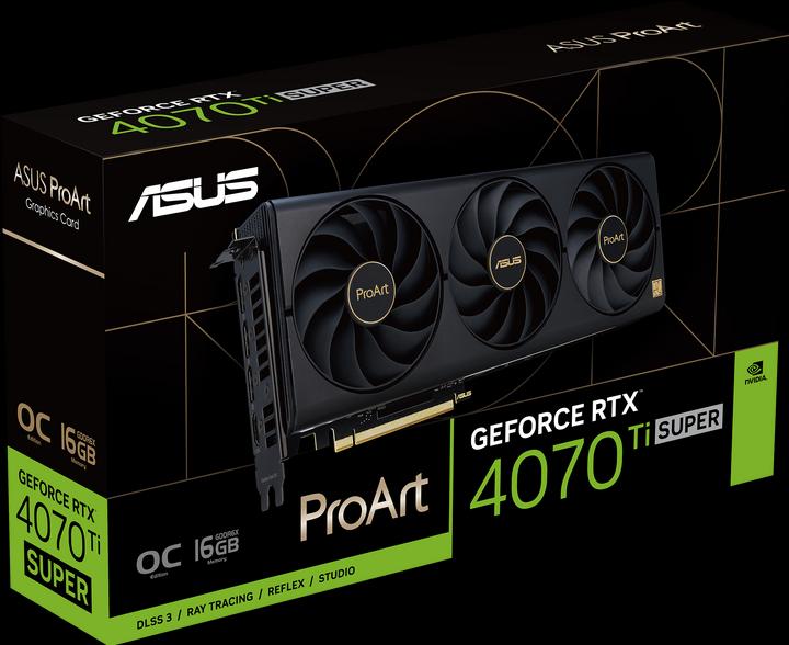 Actual product image ASUS ProArt GeForce RTX 4070 Ti SUPER OC (16 GB)