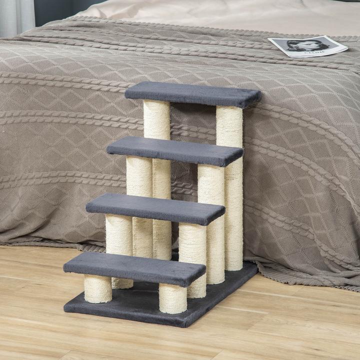 Actual product image PawHut Cat stairs (61 cm, Grey)