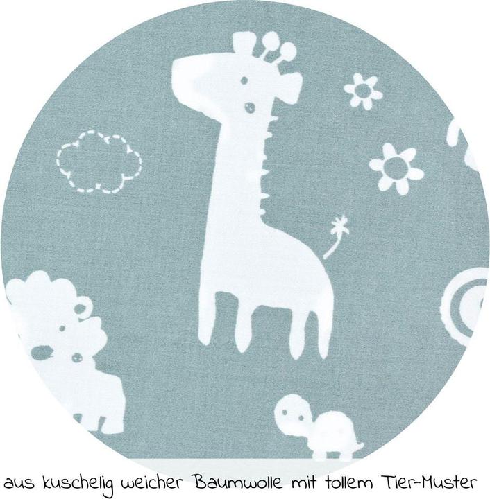 Actual product image Alvi Sleeping bags Baby-Mäxchen outer bag - Animals -