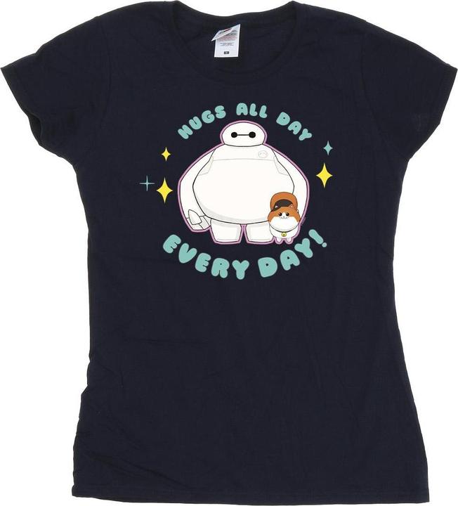 Actual product image Disney Womens/Ladies Big Hero 6 Baymax Hugs Everyday Cotton T-Shirt (XL)