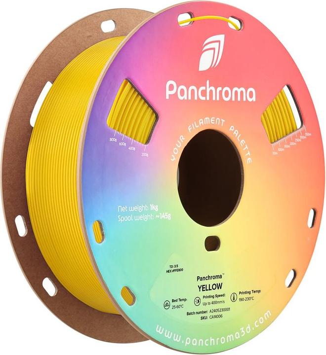 Actual product image Polymaker COPE 1,75mm YELLOW 1kg (Filament monitoring system)