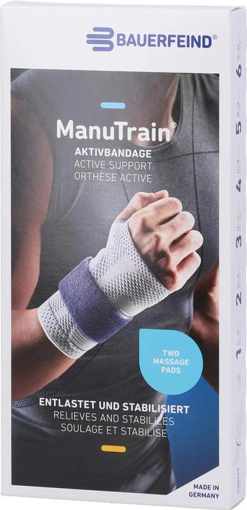 Produktbild Bauerfeind Aktivbandage links titan (5)