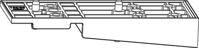 Actual product image Maco HS connecting plate 158mm sash 64