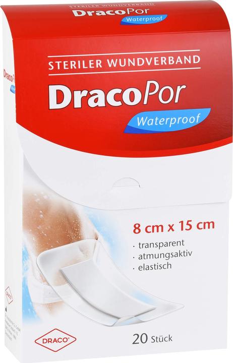 Produktbild Dracco DRACOPOR waterproof Wundverband 8x15 cm steril, 20 St PFL (20 x)