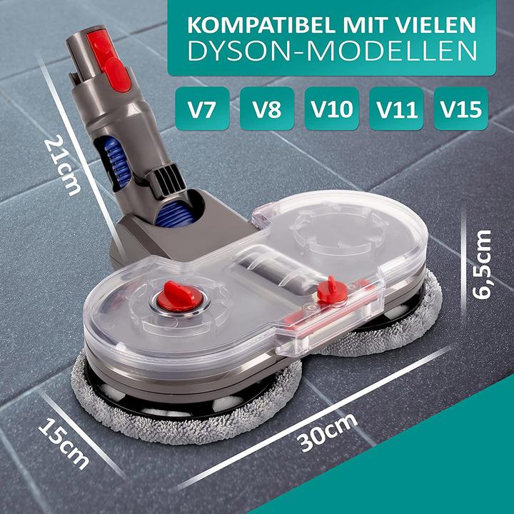 Actual product image Cleanify Mop Attachment for Dyson V7-V15