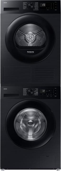 Produktbild Samsung DV90DG52A0ABEN Wasdroger - Warmtepompdroger - 9kg - Zwart (9 kg, Rechts)