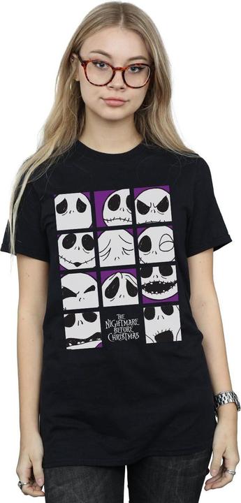Produktbild Disney Nightmare Before Christmas Many Faces Of Jack Squares TShirt (M)