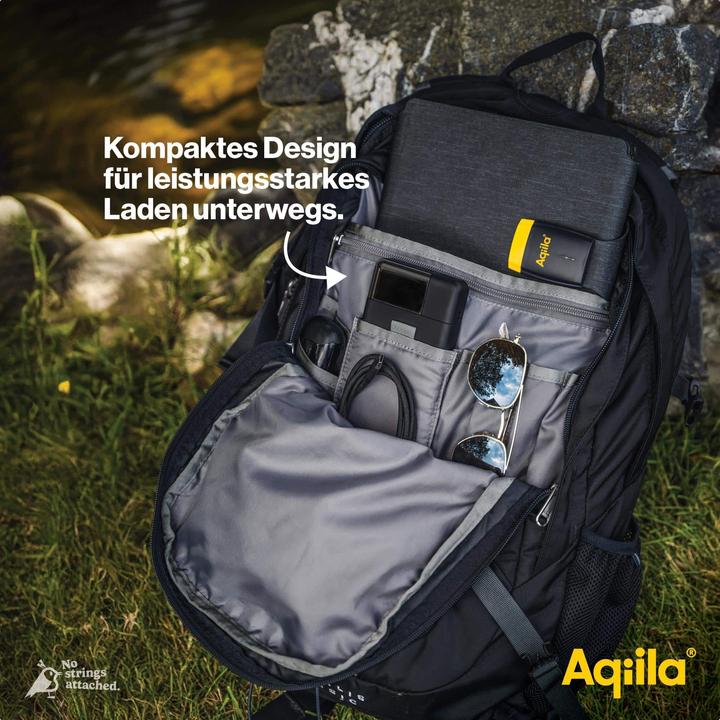 Immagine prodotto Aqiila Powerbird B20B+ - Powerbank 20000 mAh, 65W - Nero (20000 mAh, 65 W, 74 Wh)