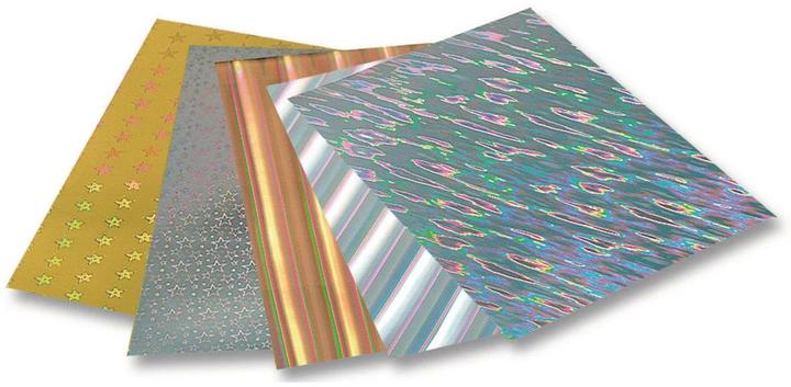 Actual product image Folia Holographic cardboard assorted (230 g/m², 5 x, 25 x 35 cm)