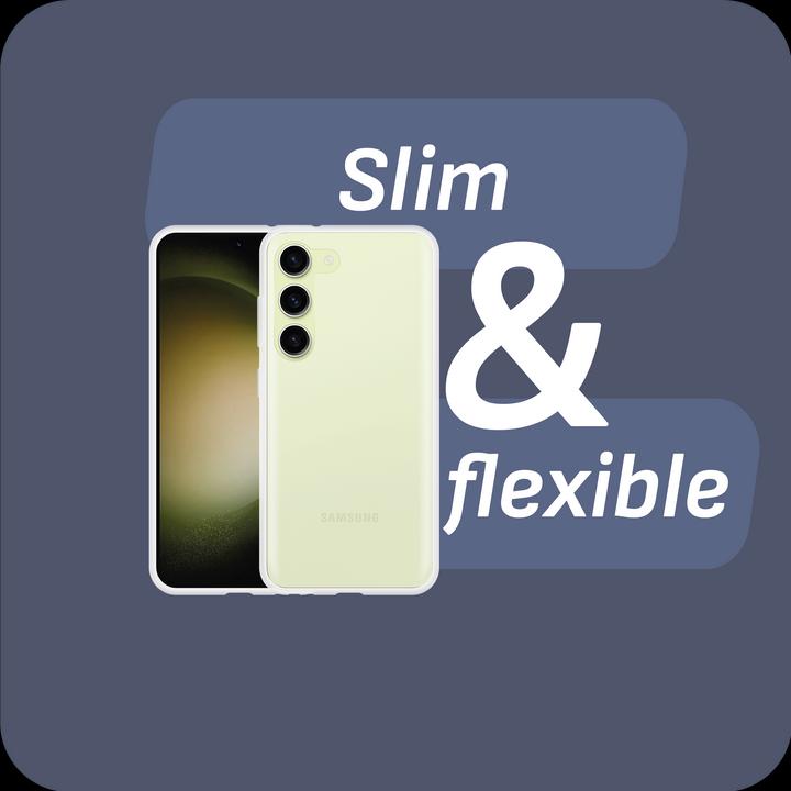 Produktbild Cazy Silikon Hülle Kompatibel mit Samsung Galaxy S23 - Soft TPU Schutz - Transparant (Samsung Galaxy S23)
