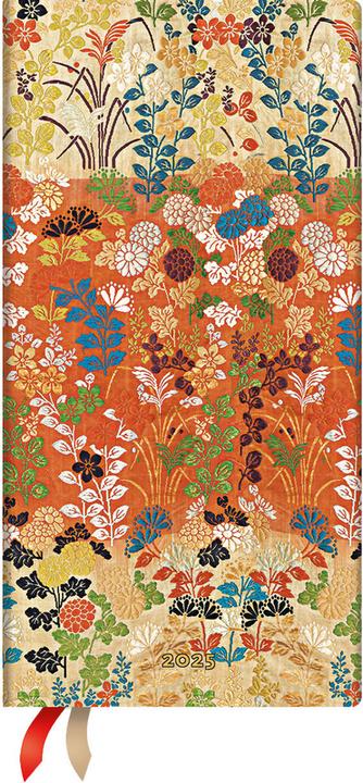 Produktbild Paperblanks PAPERBLAN Agenda Kara-ori HC 2025 DHD6000 1W/2S HOR schlank DE 9.5x18cm (Deutsch)