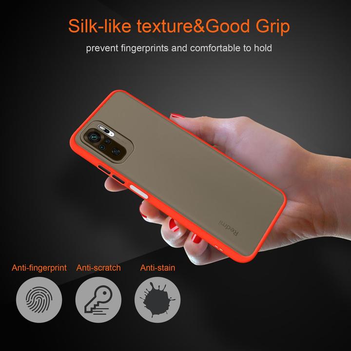Actual product image Cadorabo Hybrid Matt Cover (Xiaomi Redmi Note 10)