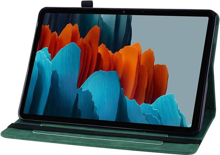 Actual product image Cover-Discount Galaxy Tab S9+ - protective cover with zipper bag green (Galaxy Tab S9 Plus)