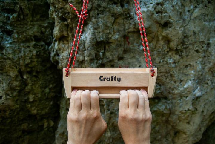 Image du produit Crafty Climbing Hangboard Ruby, planche d'entraînement