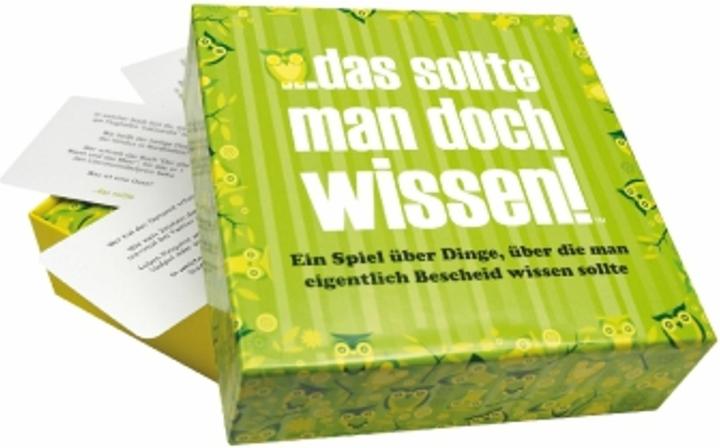 Produktbild Das sollte man doch wissen! (Deutsch)